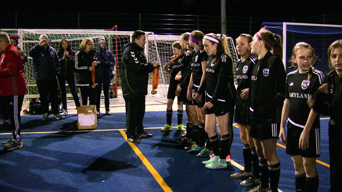 AFC Leyton Girls U14s ‘international’ game against Maryland State ODP